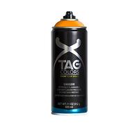 TAG Colors - G400A079 Vernice Spray per Graffiti SOLAR YELLOW 400 ml, 6 Bombolette Professionali per Writers e Street Artists, Smalto Full Coverage a Lunga Tenuta, Finitura Opaca, 100% Made in Italy