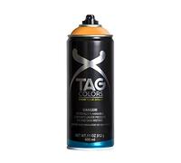 TAG Colors - G400A080 Vernice Spray per Graffiti TWILIGHT YELLOW 400 ml, 6 Bombolette Professionali per Writers e Street Artists, Smalto Full Coverage Lunga Tenuta, Finitura Opaca, 100% Made in Italy