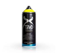 TAG Colors - G400B005 Vernice Spray per Graffiti TRANSPARENT BLACK da 400 ml, 1 Bomboletta Professionale per Writers e Street Artists, Smalto Full Coverage, Finitura Opaca, 100% Made in Italy