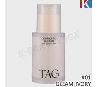 TAG Correcting Sun Base 32ml #01 Gleam Ivory SPF50+ PA++++ Dry Skin Glow Up N...