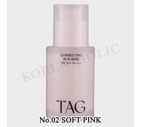 TAG Correcting Sun Base 32ml #02 Soft Pink SPF50+ PA++++ Korean Cosmetics NUOVO