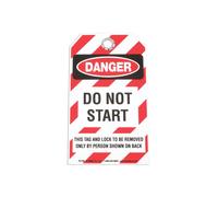 Tag Di Sicurezza Per Strumenti Laser - NON INIZIARE 1pz 6675