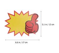 Tag di vendita di adesivi pubblicitari da 100 pezzi tag promozionali