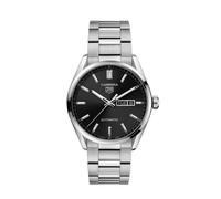 TAG Heuer Carrera Calibre 5 WBN2010.BA0640 Men's Watch - Black Dial, Steel Bracelet