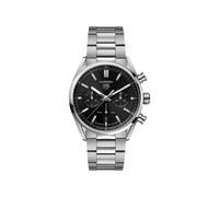 TAG Heuer Carrera Calibre Heuer 02 CBN2010.BA0642 Men's Watch - Black Dial, Steel Bracelet