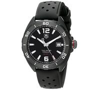 TAG Heuer Formula-1 WAZ2115.FT8023 Orologio analogico automatico da uomo con cinturino in gomma nera e cassa in titanio, Nero, Formula 1