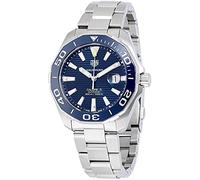 TAG HEUER MEN'S AQUARACER 43MM STEEL BRACELET AUTOMATIC WATCH WAY201B.BA0927