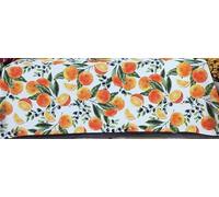 TAG HOUSE TOVAGLIA in Puro Cotone di QUALITA' Extra Made in Italy Dis. Arance (180 x 180 cm Quadrata)