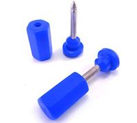 Tag numerici, Sigilli antimanomissione in plastica 50 pezzi Fascette fermacavi regolabili autobloccanti riutilizzabili di sicurezza numerati blu