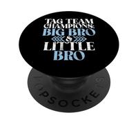 Tag Team Champions Big Bro & Little Bro Brother PopSockets PopGrip Adesivo