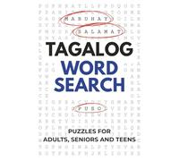 Tagalog Word Search Puzzle Book: Word Searches with Easy to Read Print about Tagalog, Filipinos, Philippines and More | 6x9 inches, 110 pages | 50+ ... Gift for Vacations, Holidays and Free Times