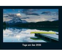 Tage am See 2026 Fotokalender DIN A4: Monatskalender mit Bild-Motiven aus Fauna und Flora, Natur, Blumen und Pflanzen