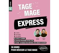 Tage Mage Express: 3 tests blancs + 120 fiches de cours + 600 questions + 720 vidéos (2026)