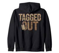 Tagged out Stagione di Caccia Hunter Design Felpa con Cappuccio