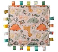 Taggies Coperta originale 41522, dinosauro confortevole, 30 x 30 cm