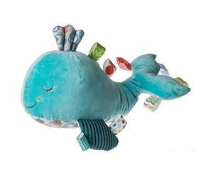 Taggies Stuffed Animal Soft Toy, 30.5-Centimetres, Sleepy Seas Whale