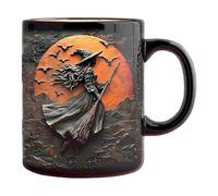 Tagina di caffè con le streghe - Halloween Witches Brew Coffee Mug | 325 ml di Halloween Cup | Coppa per la colazione in ceramica per il weekend di compleanno di routine mattutino per il libero