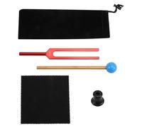 TagIo Diapason 432 Hz con, per La Terapia Curativa del Suono e Lo Yoga, Diapason In Lega di Alluminio Rosso