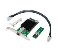 TagIo Scheda di Rete per Server M.2 10G M.2 M X520-DA1 10G SFP+ Scheda di Rete per Server per Computer Industriale in Fibra Ottica Chip JL82599EN