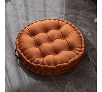 TAGKOMA Cuscino rotondo da pavimento in velluto olandese in tinta unita, grande cuscino da pavimento per adulti, soggiorno, camera da letto, aula all'aperto, yoga, meditazione, grande cuscino da