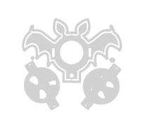 Tagli a pipistrello muore per la creazione di biglietti di Halloween Metal I tagli Lo stencil per album carte di carta artigianato goffratura muore