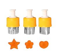 Tagli Di Alimenti Per - 57 G Piccole Taglierine Di Biscotti Di Frutta | Taglierina Di Forma Vegetale | Da Cucina Pastry Stamps Mold Tools 3 Disegni Di Taglio Divertenti Per La Dieta