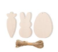 Tagli Di Legno Di Pasqua | Ornamenti Di Pasqua In Legno Per La Dipingere, Ritaglio Di Carota Di Di Coniglietto Per Pasqua | Decorazione P
