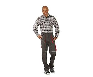 Taglia 45/46 Planam camicie da uomo a maniche lunghe in pietra a quadretti modello 0483