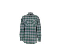 Taglia 49/50 Uomo Planam Camicie Quadrato Verde Zinco Modello 0494