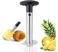 Taglia Ananas in Acciaio Inossidabile, Facile da Pulire, Manico Antiscivolo, Affetta Ananas per Anelli di Frutta da Cucina,Affetta Ananas Taglia, Strumento per la Cucina Facile da Usare