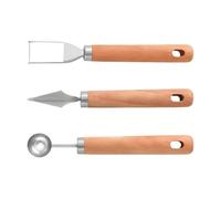 Taglia Anguria Affettatrice | 3 Pezzi In Acciaio Inox Con Forchetta - Accessorio Multiuso Resistente Alla Ruggine Per Cucina Familiare