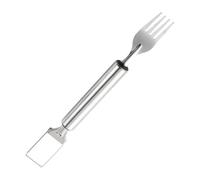 Taglia Anguria Affettatrice | Forchetta Affetta Anguria 2 In 1 | Utensile da Cucina in Acciaio con Impugnatura Ergonomica Antiscivolo per Casa Picnic Feste Preparazione Pasti Campeggio