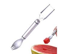 Taglia Anguria,Forchetta Affettatrice 2-in-1 per Frutta - Affettatore da Frutta per Party - per Mango Pitaya Papaya Uso Domestico Picnic Festa Campeggio Cucina