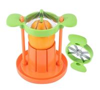 Taglia-arancia, affettatrice per frutta e verdura | separatore per frutta e verdura | Taglierina per arancia e ciambella in acciaio inox robusto e robusto per frutta e verdura