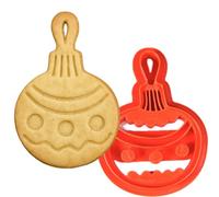 Taglia Biscotti Pallina di Natale - Tagliabiscotti Natalizio in PLA 8,4X5,9 cm - Idea Regalo Fatti a Mano - Stampo 3D Handmade da Instile3D