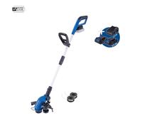 Tagliabordi a batteria Scheppach C-LT300-X - SET S2 - Larghezza di taglio 30 cm - 2 batterie IXES da 20 V 2 Ah + caricabatterie doppio