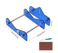 Taglia bottiglie di vetro in acciaio inox da 11/19 pezzi, kit tagliavetro fai da te con guanti/accessori di sicurezza, macchina tagliatrice for sculture in vetro(Blue)