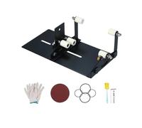 Taglia bottiglie di vetro in acciaio inox da 11/19 pezzi, kit tagliavetro fai da te con guanti/accessori di sicurezza, macchina tagliatrice for sculture in vetro(11pcs)