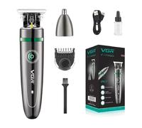 Taglia Capelli Barba Professionale Impermeabile Cordless Trimmer 2in1 Vgr V-258