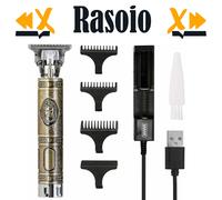 taglia capelli professionale regola barba rasoio oro elettrico retro