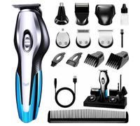 Taglia Capelli Rasoio Elettrico 6 in 1 Regola Barba Rifinitore Epilatore + Base