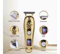 Taglia capelli Tagliacapelli Rasoio elettrico regola barba 3 pettini USB Q-TF53