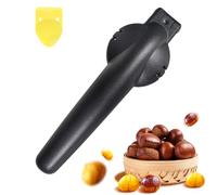 Taglia Castagne Apri Castagne Schiaccia Castagne Pinza Castagne Pinza per Castagne Taglio della Castagna Schiaccianoci in Castagna Clip per Castagne Multifunzione Sbuccia della Apri Pela Castagne,Nero