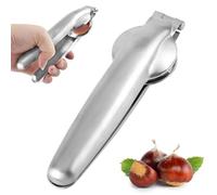 Taglia Castagne, Pinza per Castagne, Castagne Schiaccianoci in Acciaio Inox, Multifunzione Sbuccia della Apri, Castagno Clip, Castagne Utensili Cucina, Apricastagn, Nut Cracker Sheller Noce