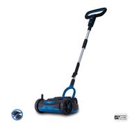 Scheppach BC-MP220-X - Tosaerba a batteria senza spazzole per un massimo di 120 m², larghezza di taglio 21,5 cm, regolazione dell'altezza di taglio, 3 livelli da 30 a 50 mm, 20 Volt, serie IXES