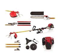 Taglia erba, Decespugliatore Tagliaerba 6 In1 Con GX35 Motore a benzina a 4 tempi Multi Brush Tagliasiepi