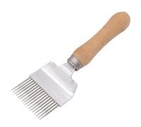 Taglia Forchetta Miele,Coltello e Forchetta per Miele Disopercolatrice Forchetta per Miele Acciaio Inossidabile Manico Strumento Essenziale per la Raccolta e L'estrazione del Miele