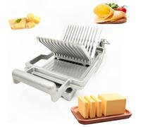 Taglia Formaggio, Filo per affettare Il Burro sostituibile da 1 cm e 2 cm, affetta Formaggio Multiuso in Acciaio Inossidabile 304, utensile da Cucina per Cucinare e cuocere