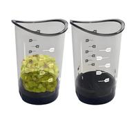 Taglia Frutta e Verdura a Cubetti | Taglia Fragole e Mela a Fette, Affettatrice a Spicchi per Pomodori | Coppa Di Cutter Con Lama Rimovibile | Strumento Di Gadget Da Cucina Di Berry Di Precisione