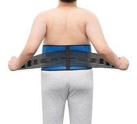 Taglia Grande 5XL 6XL Tutore Lombare Sollievo dal Dolore Lombare, Supporto Lombare A Doppia Trazione Cintura di Decompressione Lombare Traspirante per Ernia del Disco, Sciatica(S)
